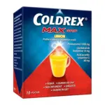 Coldrex Maxgrip Lemon, 10 plicuri, Perrigo Coldrex Maxgrip Lemon, 10 plicuri, Perrigo