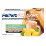 Faringo Hot Drink, 500 mg/200 mg/4 mg, 8 plicuri, Terapia
