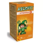 Ascovit cu Vitamina C aroma de portocala, 60 comprimate, Omega Pharm